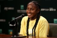 Coco Gauff at the BNP Paribas Open. (Source: Getty)